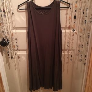 Olive green dress